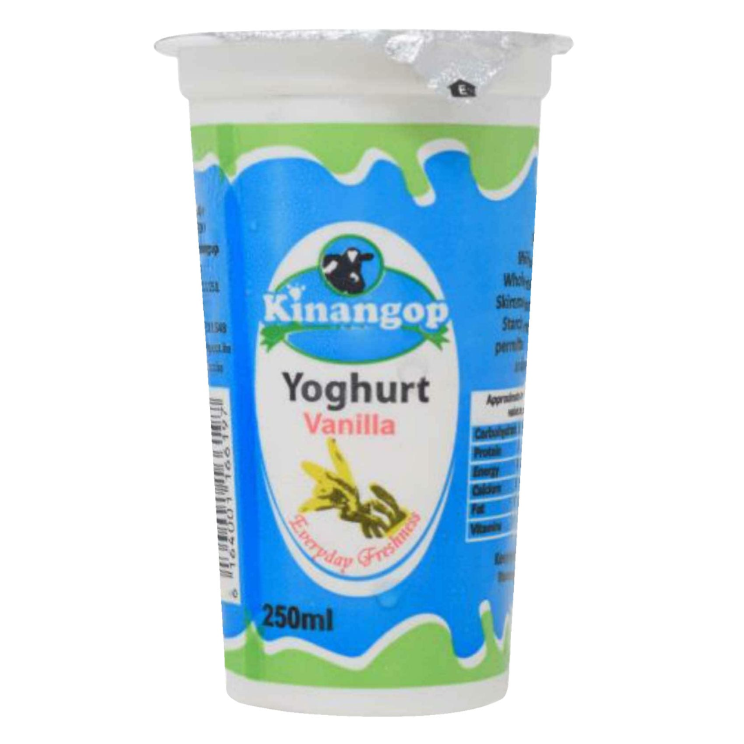 KINANGOP YOGHURT VANILLA CUP 250ML